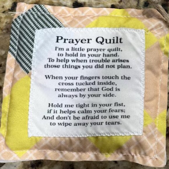 Mini Prayer Quilt - Picture 2 of 2